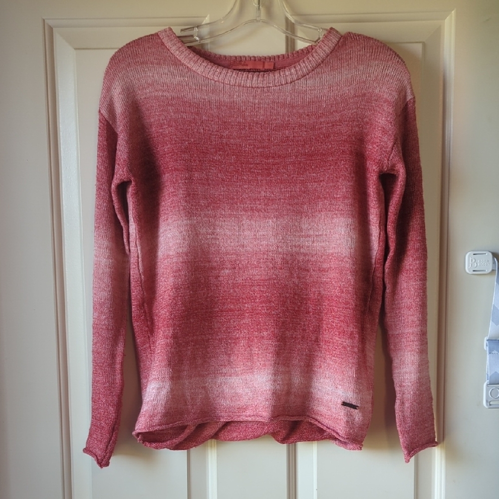 Prana Pink Gradient Sweater